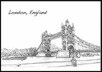Paveikslas DecoKing London Bridge, 50 cm x 70 cm