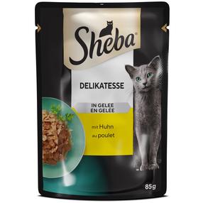 Влажный корм для кошек Sheba Jelly Chicken, 0.085 кг