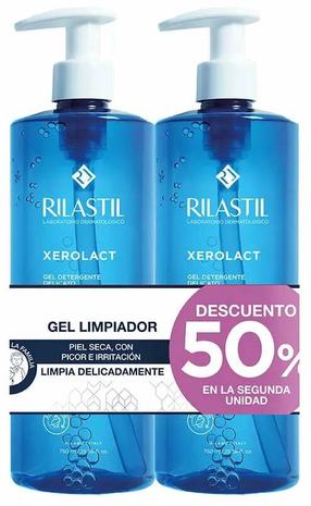 Очищающее средство для лица, набор Rilastil Xerolact, 1500 мл, 2 шт.