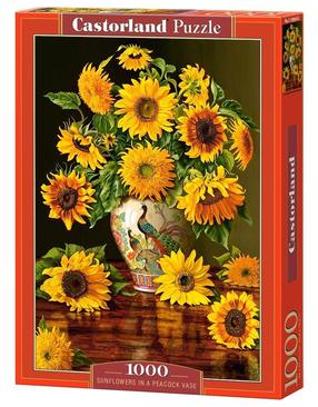 Dėlionė Castorland Sunflowers 1000 el. C-103843, 68 cm x 47 cm, 1000 vnt., įvairių spalvų