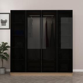 Riidekapp Kalune Design Kale 7648, hall v., 52 cm x 180 cm x 210 cm