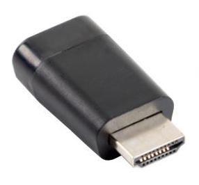 Adapteris Lanberg HDMI / VGA HDMI, VGA, juoda sp.