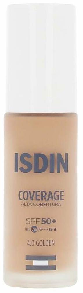 Основа под макияж Isdin Coverage, SPF 50+, 4.0-golden, 30 г