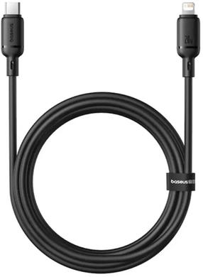 Laidas Baseus Silky Series P10377700113-01, USB Type C/Lightning, 200 cm, juoda sp., 20 W