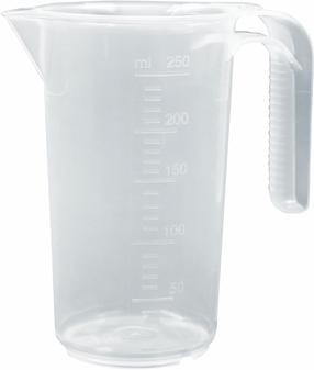 Mõõtmisnõu Paderno 126-010, 0.25 l, läbipaistev v.
