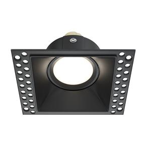 Šviestuvas įleidžiamas Maytoni Dot DL042-01-SQ-B, GU10, juoda sp., 50 W