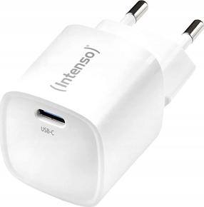 Telefono įkroviklis Intenso W30C² GaN, USB Type C, balta sp., 30 W