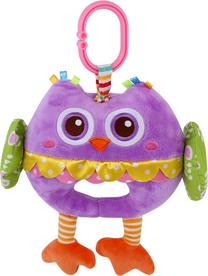 Lavinamasis žaislas kūdikiui, pelėda Lorelli Musical Toy, violetinė sp.