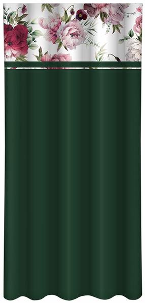 Naktinė užuolaida ZMK-009, balta sp./bordo sp./rožinė sp., 160 cm x 250 cm