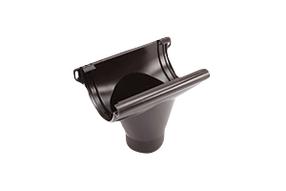 Izvads PVC 110/80, Ø 8 cm, polivinilhlorīds (pvc), brūna krās.
