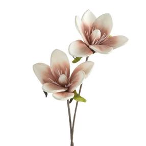 Mākslīgie ziedi, magnolija Flore 748, rozā krās., 70 cm x 17 cm