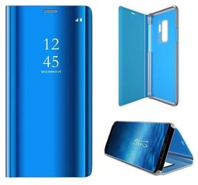 Telefono dėklas Mocco Clear View, Samsung Galaxy A42 5G, mėlyna