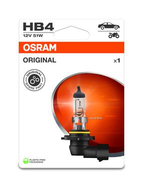 Automobilio lemputė Osram 9006-1BL, halogeninė, skaidri sp., 12 V