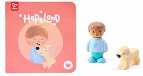 Figūrėlių rinkinys Hape Dogs New Friend E3431K Įvairių spalvų