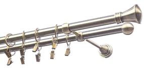 Karnīzes komplekts Olimp Monako, 250 cm, Ø 19 mm, antīkais zelts krās.