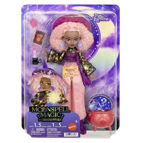 Lėlė su priedais Mattel Monster High Moonspell Magic Rae Lumina JMB91, 28 cm, aukso sp.