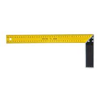 Kampinė liniuotė Okko DWS-40B, 400 mm, metalas, 90 °