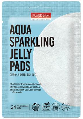 Средство для ухода за лицом, подушечки Purederm Aqua Sparkling, 24 шт.