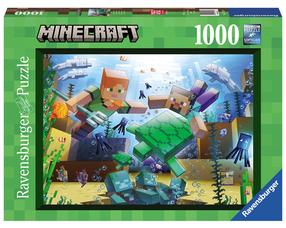 Puzle Ravensburger Minecraft Mosaic 17187, 50 cm x 70 cm, 1000 gab., daudzkrāsaina