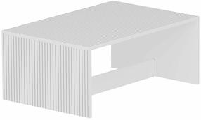 Kavos staliukas Kalune Design Lenna, balta sp., 90 cm x 60 cm x 41.4 cm