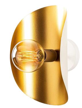 Светильник настенный Opviq Sivani MR-840 536NTD2119, E27, 1 x 40 Вт, золотой цв./белый цв. / белый цв.