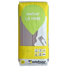 Špaktele Saint-Gobain Weber LR FINE, izlīdzinošs, balta krās., 20 kg