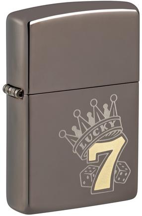 Зажигалка Zippo Lucky 7 Design 48913, коричневатый цв.