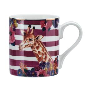 Krūzīte Mikasa Wild at Heart Giraffe, balts krās./oranža krās./sarkana krās., 0.28 l