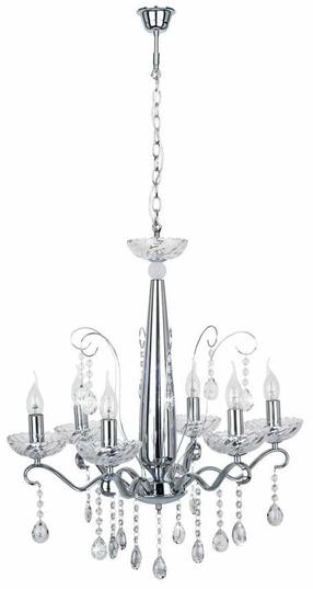 Krištolinis sietynas lubų Spot-Light Alessa, E14, 6 x 40 W