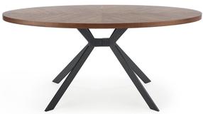 Stalas Locarno, juoda sp./riešuto sp., 170 cm x 90 cm x 75 cm