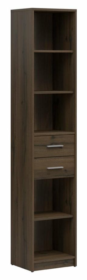 Lentyna Nepo Plus, ruda, 34 cm x 40 cm x 197 cm