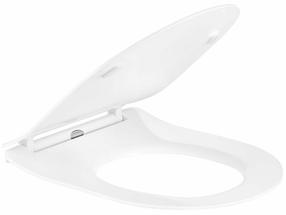WC-poti prill-laud kaanega Fala Super Slim-D UF, valge v., 46.7 cm x 36.8 cm