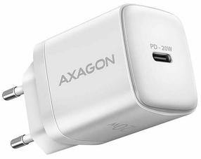 Telefona lādētājs Axagon ACU-PD20W, USB Type C, balta krās., 20 W