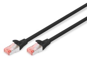 Сетевой кабель Assmann Digitus RJ-45, RJ-45, 10 м, черный цв.