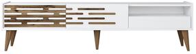 ТВ стол Kalune Design Valensiya, белый цв., 180 см x 45 см x 35 см