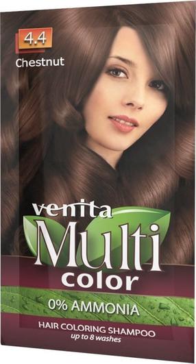 Toniseeriv šampoon Venita Multicolor, kastani v., 4.4, 40 ml