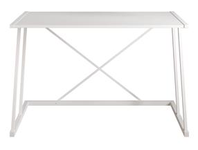 Rašomasis stalas Kalune Design Anemon 541HDL1103, 120 cm x 75 cm, 75 cm, balta sp.