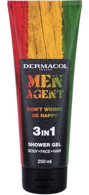 Meeste kehapesugeel Dermacol Men Agent Don´t Worry Be Happy, 250 ml