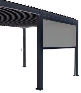 Roletas pavėsinei Home4you Mirador, 300 cm, pilka sp.