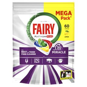 Indaplovių kapsulės Fairy Platinum+ ALLin1 Minute Miracle, 60 vnt.