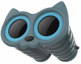 Rotaļu binoklis Eastcolight Junior Binoculars Cat, pelēka krās.