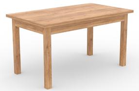 Valgomojo stalas išskleidžiamas ADRK Rodos 82, rusva sp., 140 - 180 cm x 80 cm x 76 cm