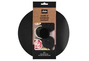 Kaitsekaas Maku Silicone Lid, must v., 5 tk