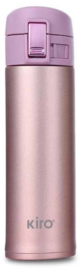 Бутылка-термос Kiro Vacuum-Insulated KI501R, 0.5 л, розовый цв.