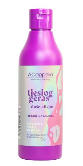 Kehapesu õli Tiesiog geras Sparkling Mimoza, 250 ml