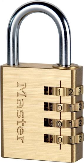 Навесной замок Masterlock 604EURD, золотой цв., 40 мм