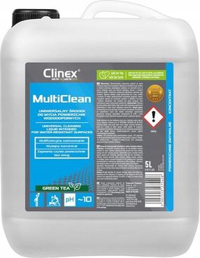 Universāls tīrīšanas līdzeklis Clinex Multi Clean Green Tea, ūdensnecaurlaidīgai virsmai, 5 l, 2 gab.