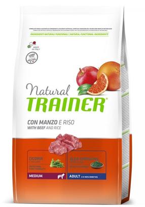 Sausā suņu barība Natural Trainer Medium Adult, liellopa gaļa, 12 kg