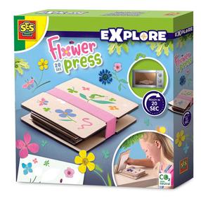 Loovkomplekt SES Creative Flower Press, mitmevärviline