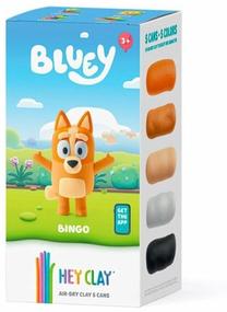 Plastilino rinkinys Hey Clay Bluey Bingo, ruda sp.